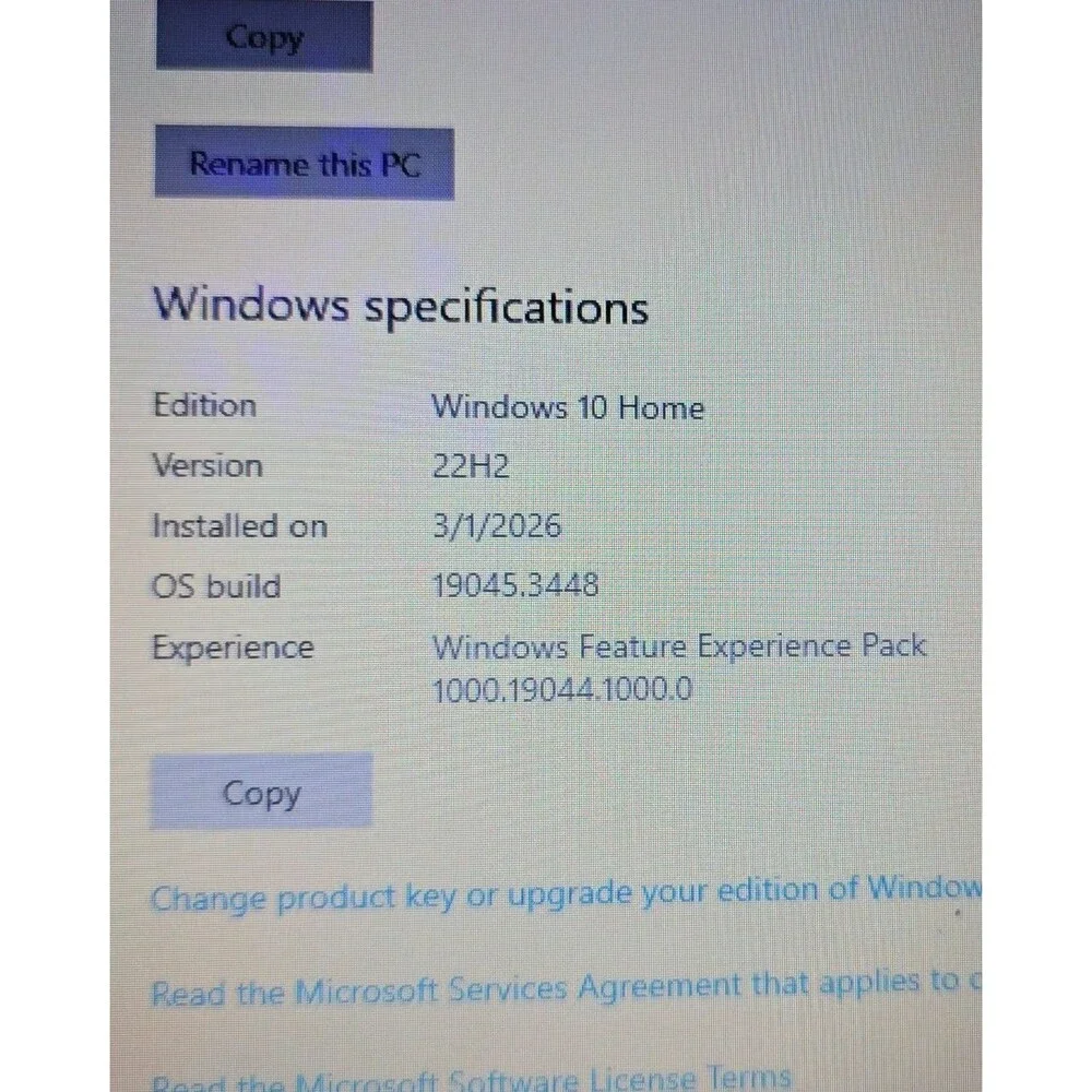 HP Envy Touchsmart Laptop Intel Core i5